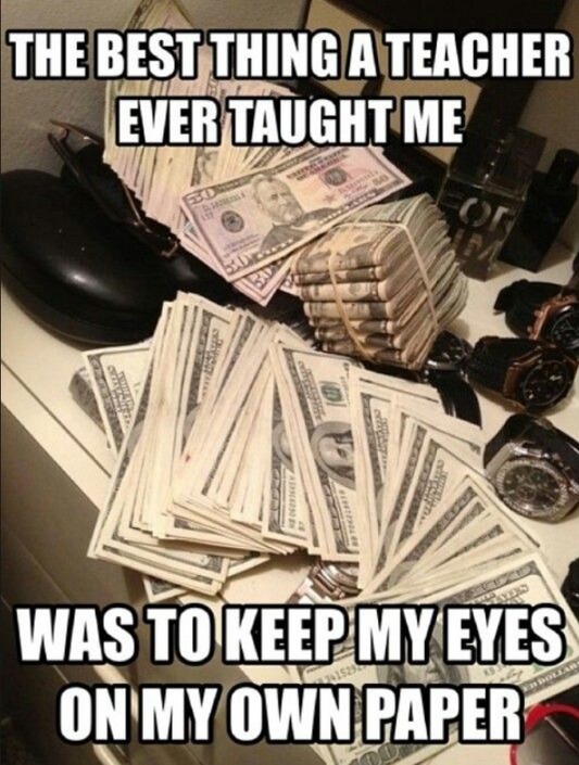 The paycheck to paycheck life.