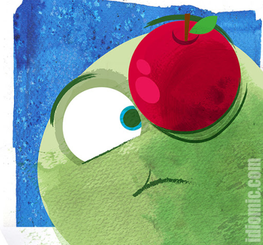 The apple of my eye.