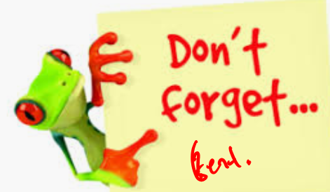 Don't Forget!